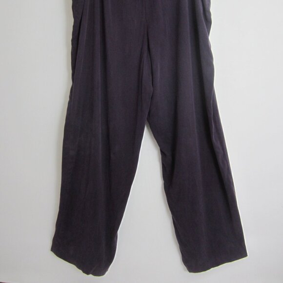 New Coldwater Creek Womens 20W Eggplant Purple Tencel Rayon Pants Slacks $75 NWT - Picture 7 of 8